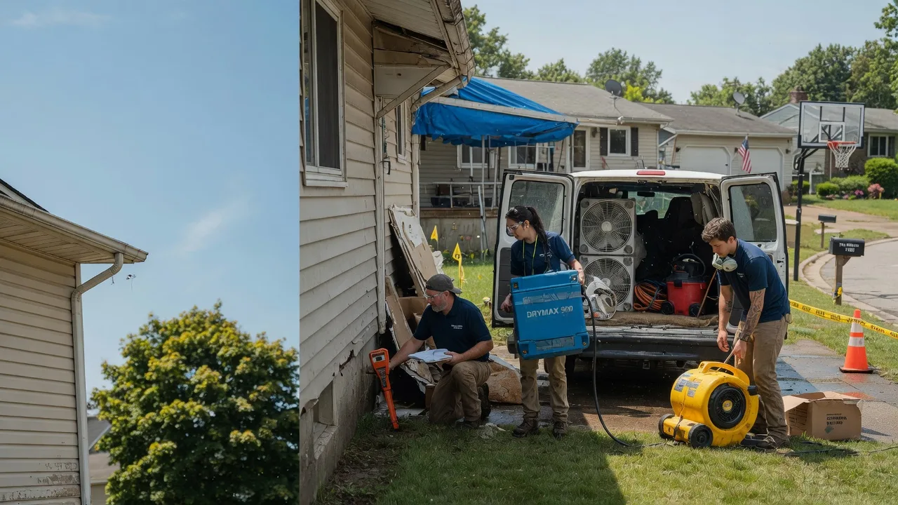 Ceiling Leak Cleanup in Foreston, MN near me